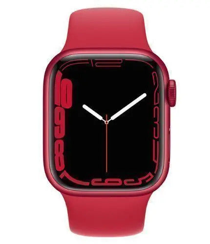 Apple Watch Series 7 GPS 45mm – Red Aluminum Case with Red Sport Band - Excellent - Refurbished