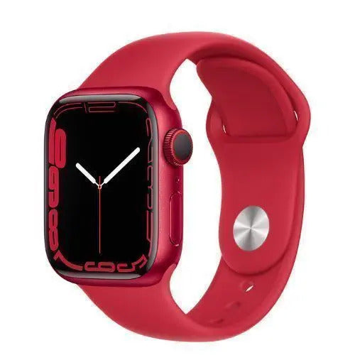 Apple Watch Series 7 GPS 45mm – Red Aluminum Case with Red Sport Band - Excellent - Refurbished