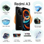 Redmi A3 – 4GB RAM, 128GB, Black