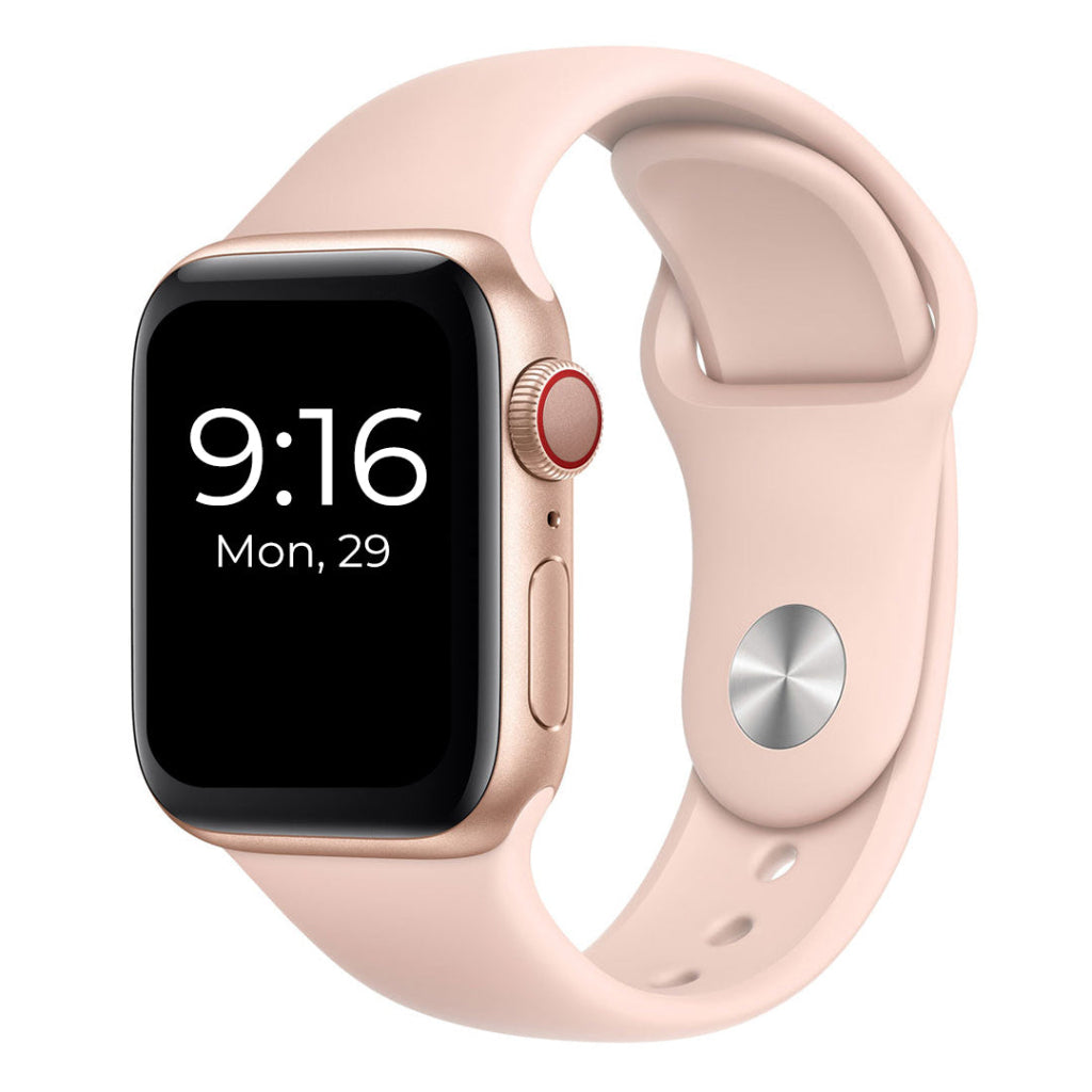 Apple Watch S5 40mm GPS + Cellular - Gold Al Case Pink Sand Sport Band - Pristine - Refurbished