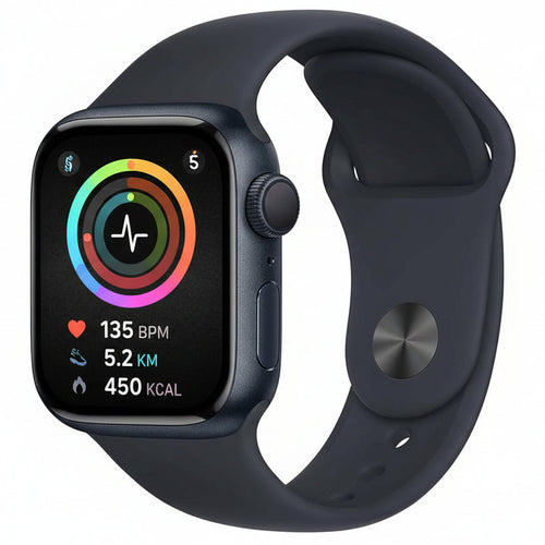 Apple Watch S7 Cellular 41mm Aluminium Case with Midnight Sport Band - with 100% battery - Pristine - Refurbished (Copy) Apple
