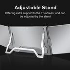 16 inch Trifold Portable Monitor 1080P IPS FHD Laptop Screen Extender For Laptop - Space Grey (AU Version) Trion