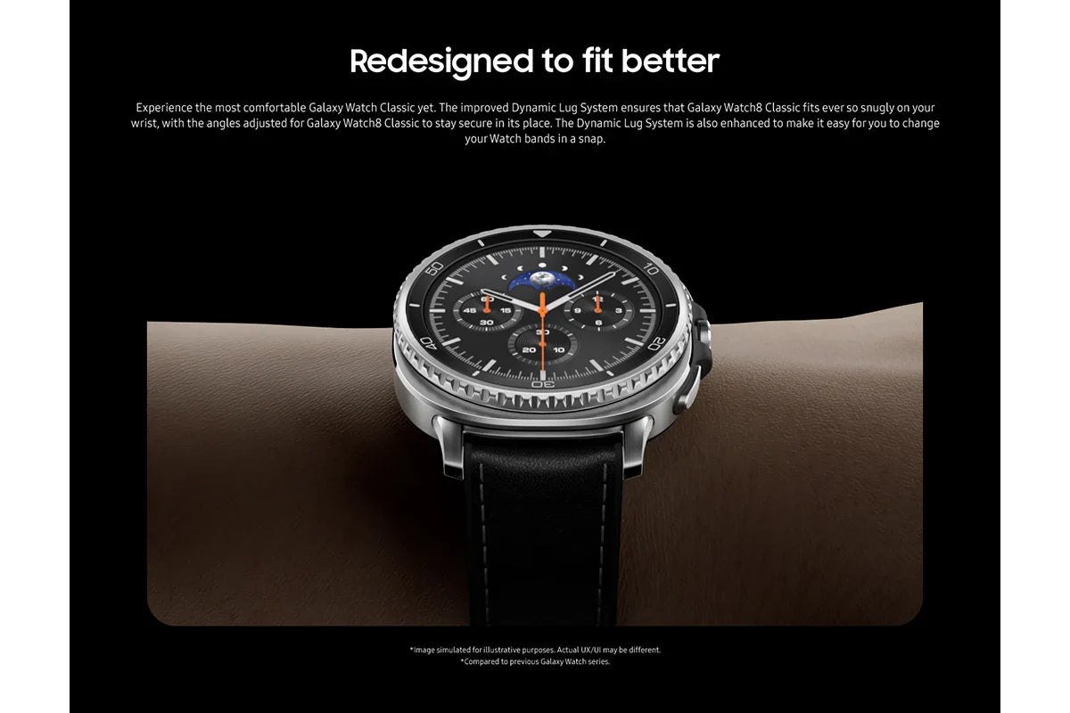 Samsung Galaxy Watch8 Classic 46mm Bluetooth WIFI GPS - White