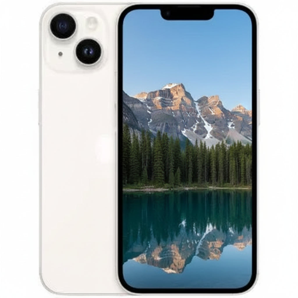 Apple iPhone 14 - 128GB / 256GB / 512GB - Midnight, Starlight, (PRODUCT)RED, Blue, Purple, Yellow With 100% battery - Pristine - Refurbished Apple