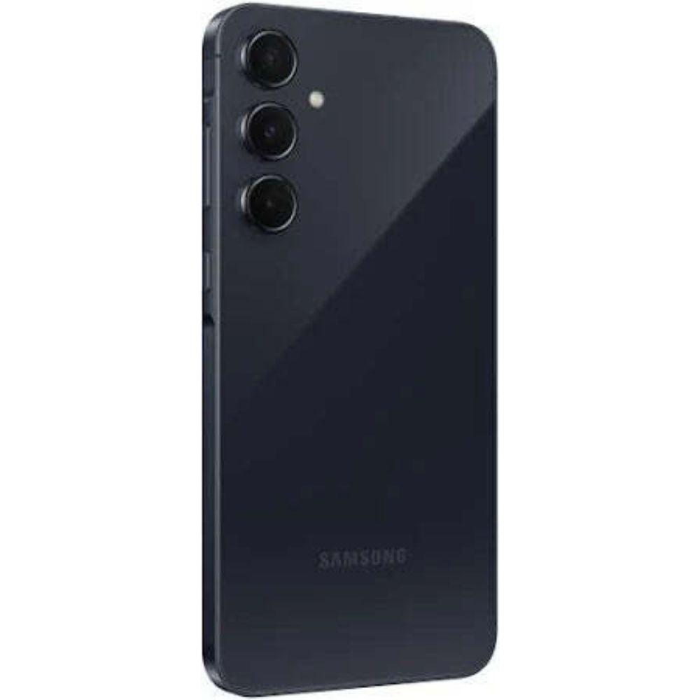 Samsung Galaxy A55 5G navy blue with rear camera cluster