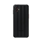 Samsung Galaxy Xcover 6 Pro 5G black phone angled front