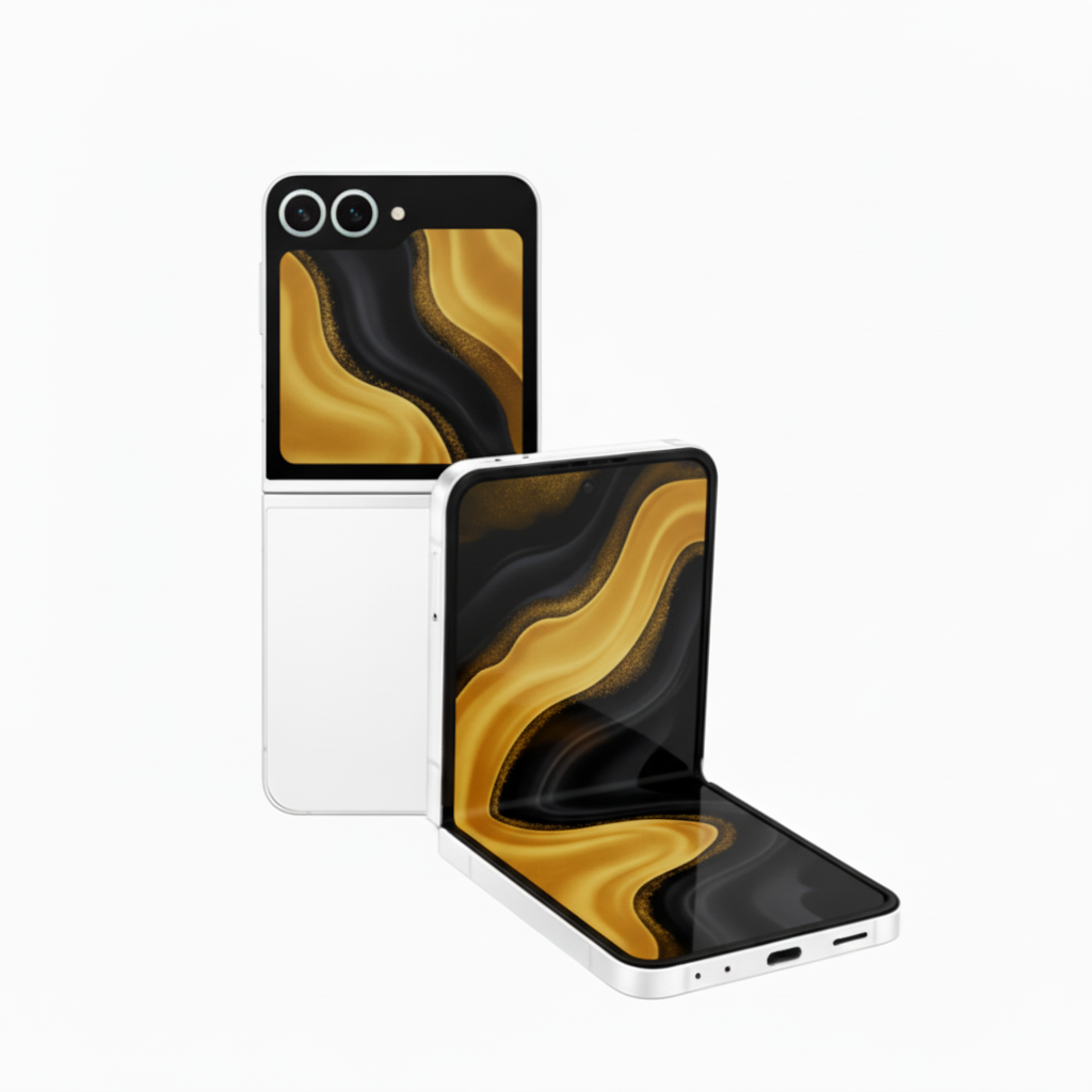 Samsung Galaxy Z Flip6 5G 12GB RAM 256/512GB - Blue/Mint/Silver/Yellow/Black/Green/Peach - Refurbished - Pristine Samsung