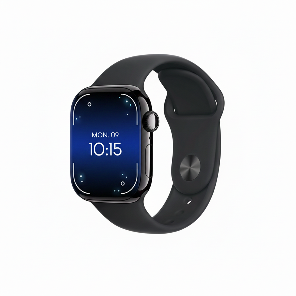Apple watch Series 10 46MM GPS + Cellular - Aluminum Case Jet Black - Black Sport Band - Pristine - Refurbished (Copy) Apple
