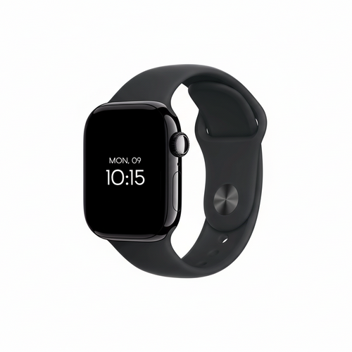 Apple watch Series 10 46MM GPS + Cellular - Aluminum Case Jet Black - Black Sport Band Apple