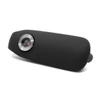 Black mini DV camera angled with visible clip