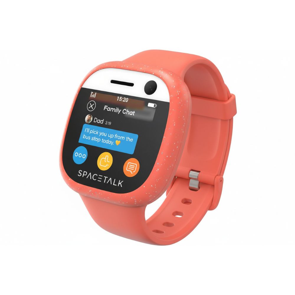 Coral SpaceTalk Adventurer 4G kids smartwatch front on plain background