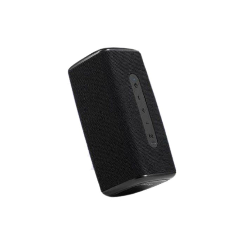 Black Sprout Soundwave Pro speaker shown front view with fabric grille visible