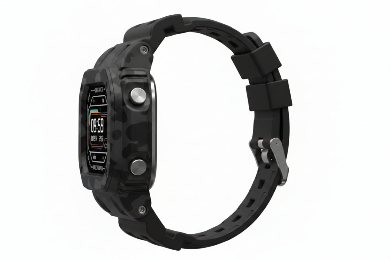 Tristar Fitness Tracker i2 Smart Watch - Pink Camouflage - Multi-Sports Display (Copy) Tristar Online