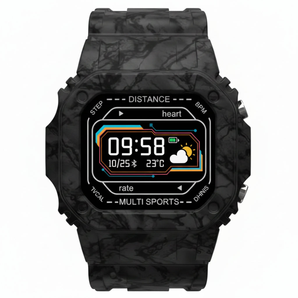 Tristar Fitness Tracker i2 Smart Watch - Pink Camouflage - Multi-Sports Display (Copy) Tristar Online