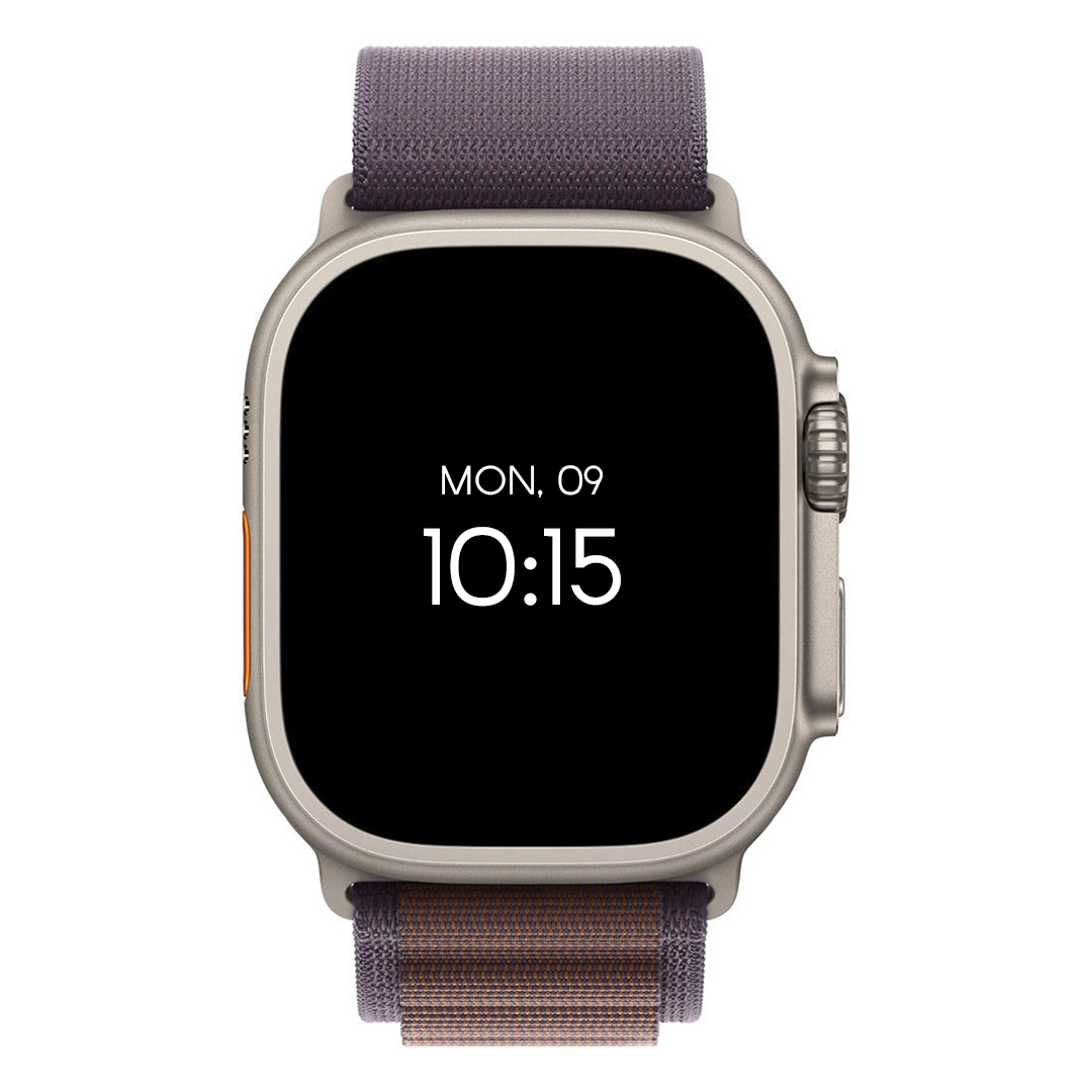 Apple Watch Ultra 2 49mm GPS + Cellular Titanium Case w/ Indigo Alpine Loop Medium Apple