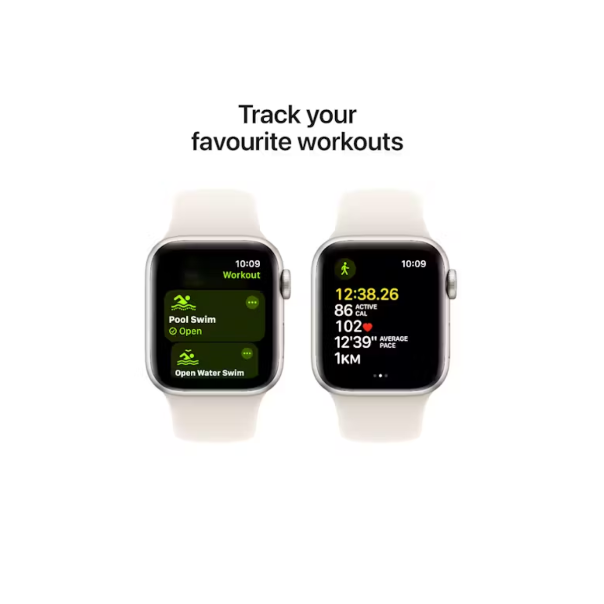 Apple Watch SE GPS 40mm Gold Aluminium Case With Starlight Sport Band - Refurbished Grade C