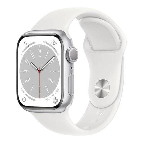 Apple Watch Series 9 41MM GPS + Cellular - Aluminum Case Silver Sport band With 100% Battery - Pristine - Refurbished Apple