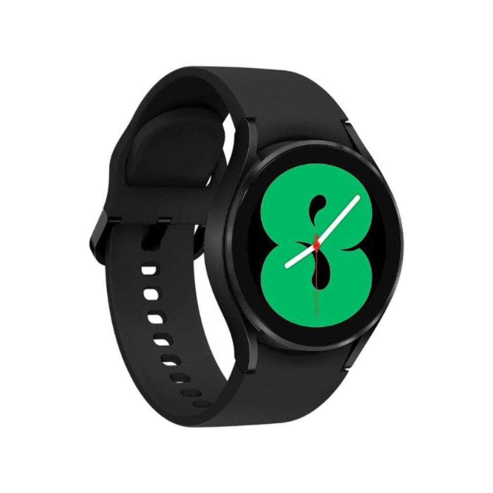 Watch 4 LTE black smartwatch on plain background