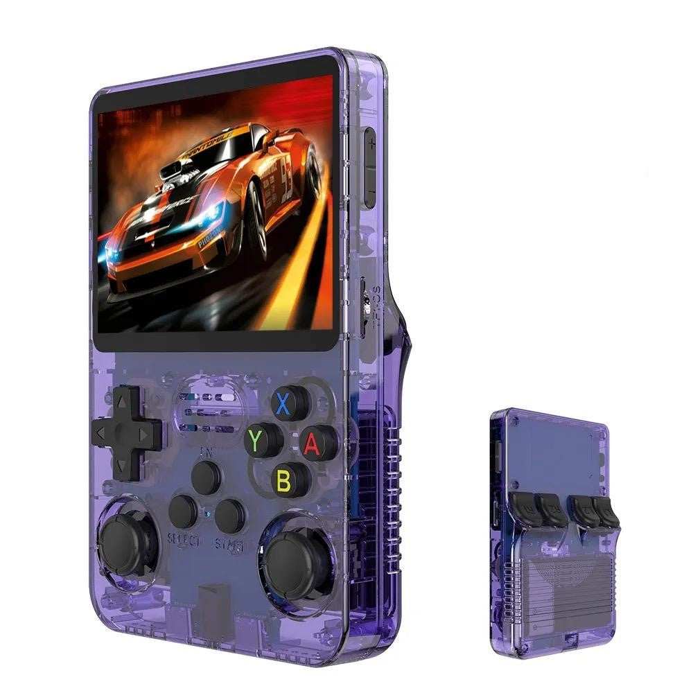 R36S 3.5-inch Handheld Retro Gaming Console – Portable, Open Source Linux System, Emulator Support