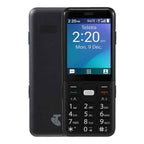 Refurbished ZTE Easycall 5 4GX Black – front view with screen off
