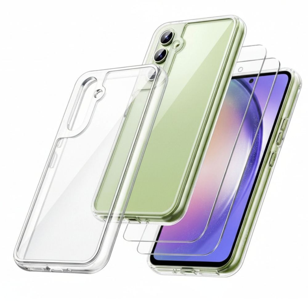 Samsung A54 case and glass protector