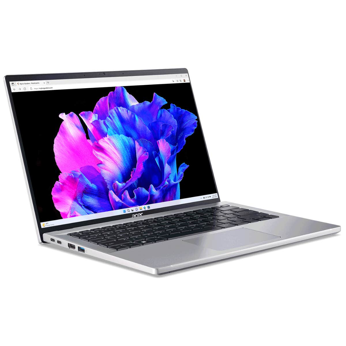 Acer Swift GO 14" Touch Screen Laptop Windows 11 Home 13th gen Intel Core i5 16GB RAM, 256GB SSD - Pure Silver