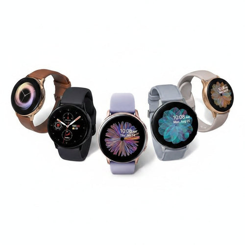 Samsung Galaxy Watch Active2 Bluetooth - 40mm, 44mm - Aqua Black, Cloud Silver, Pink Gold, Rose Gold - Acceptable - Refurbished Samsung