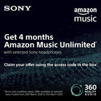 Sony WH-1000XM5 Noise Cancelling Wireless Headphones with Alexa Voice Control - Silver