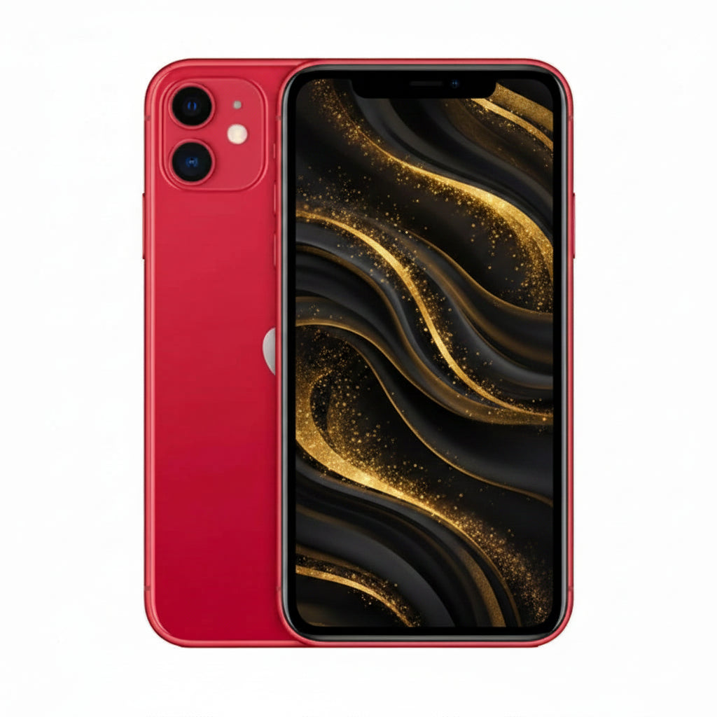 Apple iPhone 11 Smartphone - 64GB, 128GB, 256GB - Purple, Yellow, Green, Black, White,(PRODUCT)RED - Acceptable - Refurbished Apple