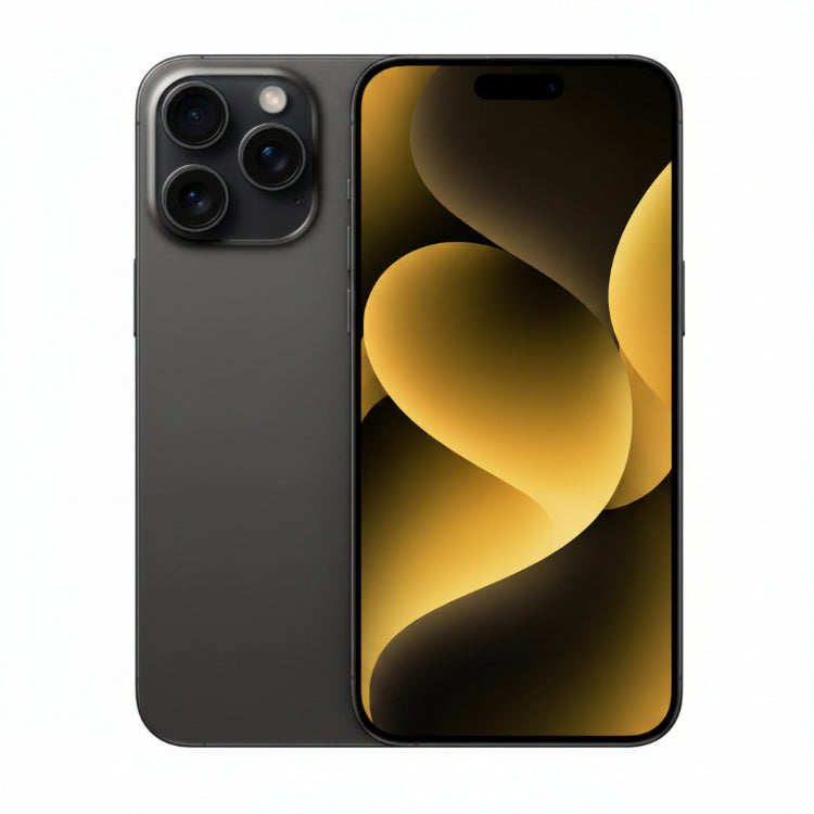 Apple iPhone 15 Pro Max - 256GB / 512GB / 1TB - Black, White, Blue & Natural Titanium - Good - Refurbished - Black Titanium / 256GB