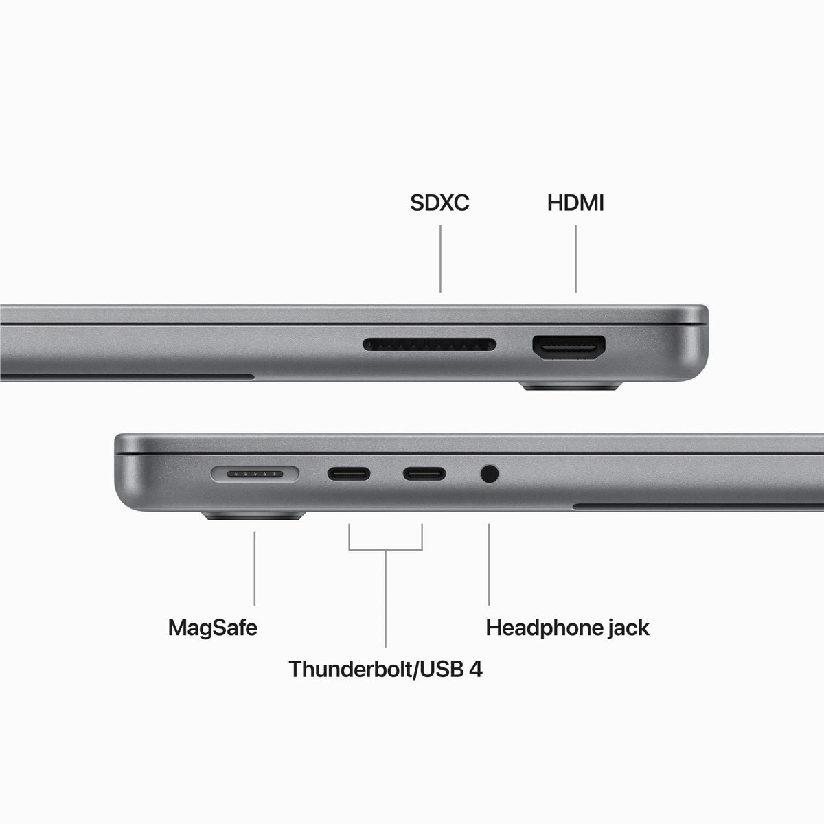 Apple MacBook Pro 14-inch with M3 Chip, 8-Core CPU 10-Core GPU 8GB RAM 512GB SSD - Space Grey (AU Version)