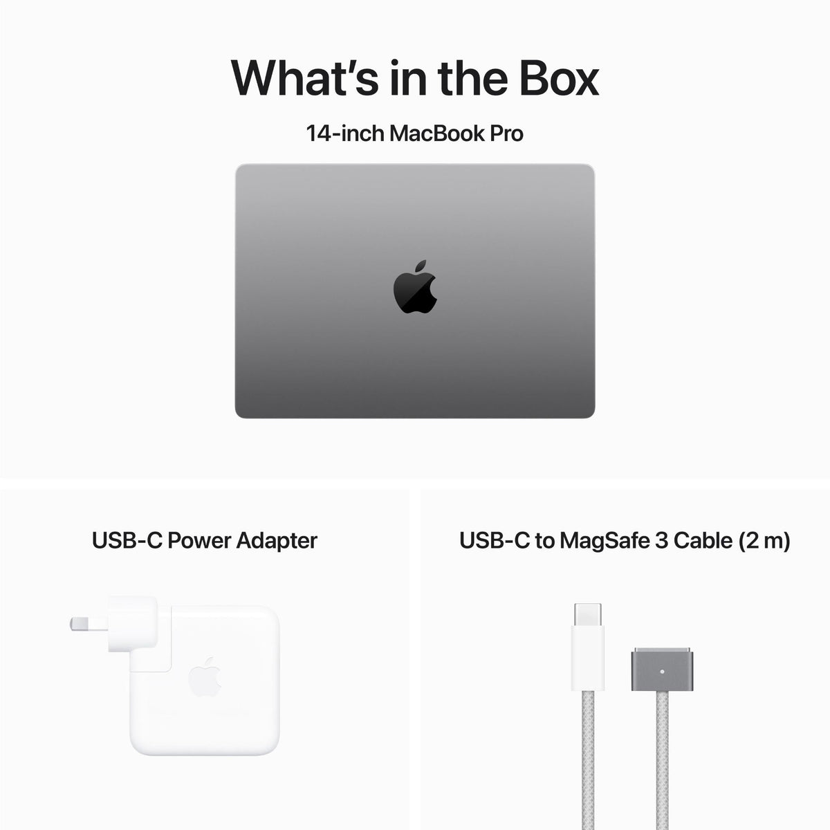 Apple MacBook Pro 14-inch with M3 Chip, 8-Core CPU 10-Core GPU 8GB RAM 512GB SSD - Space Grey (AU Version)