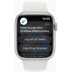 Apple Watch SE (2nd Gen) 44mm Silver Aluminium Case with Silver Sport Band - GPS (Refurbished Grade-B)