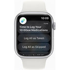 Apple Watch SE (2nd Gen) 44mm Silver Aluminium Case with Silver Sport Band - GPS (Refurbished Grade-B)