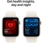 Apple Watch SE (2nd Gen) 44mm GPS + Cellular Starlight Aluminium Case with Starlight Sport Band (Opened Never Used)