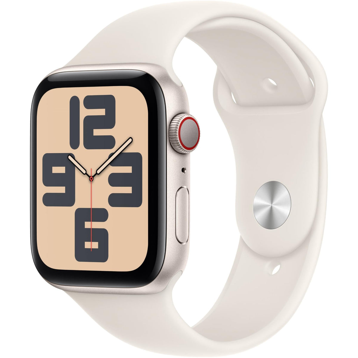 Apple Watch SE (2nd Gen) 44mm GPS + Cellular Starlight Aluminium Case with Starlight Sport Band (AU Version)