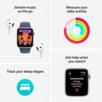 Apple Watch SE 2nd Gen GPS 44mm Midnight - Excellent - Refurbished