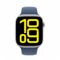 Apple Watch Series 10 46mm Silver Aluminium Case Denim Sport Band (M/L) GPS + Cellular Smartwatch (Copy) Apple