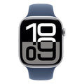 Apple Watch Series 10 46mm Silver Aluminium Case Denim Sport Band (M/L) GPS + Cellular Smartwatch (Copy) Apple