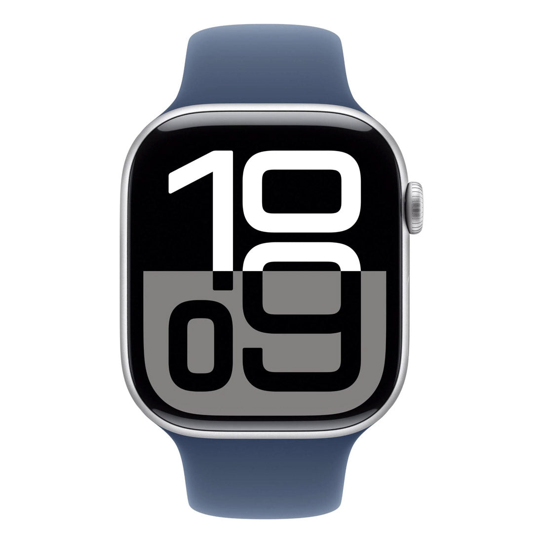 Apple Watch Series 10 46mm Silver Aluminium Case Denim Sport Band (M/L) GPS + Cellular Smartwatch (Copy) Apple