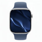 Apple Watch Series 10 46mm Silver Aluminium Case Denim Sport Band (M/L) GPS + Cellular Smartwatch (Copy) Apple