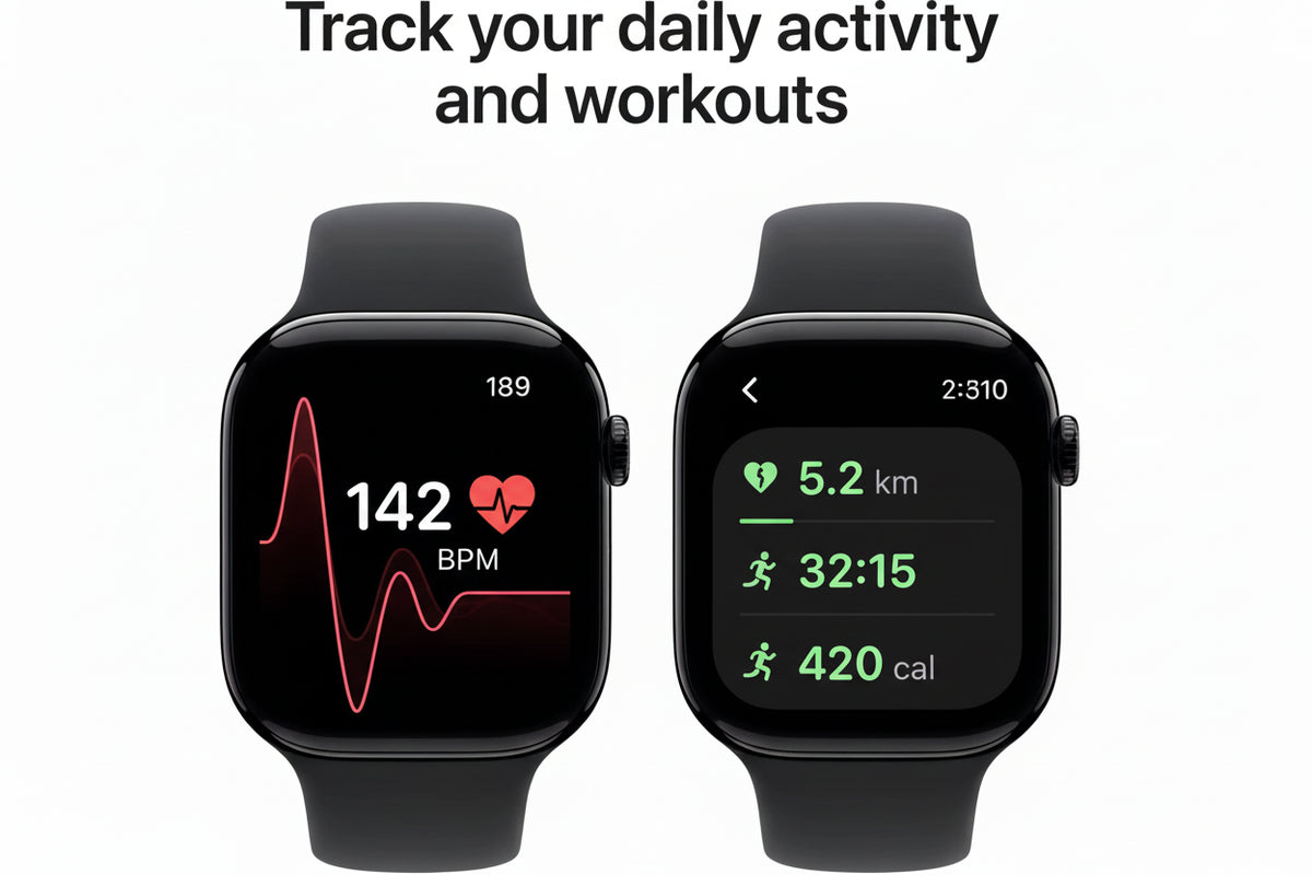 Apple Watch Series 11 46mm Jet Black Aluminium Case GPS Sport Band (M/L) – Black APPLE