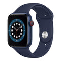 Apple Watch Series 6 44mm Aluminium Case w/ Navy Sport Band (GPS + Cellular) - AU Version