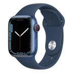 Apple Watch Series 7 41mm Aluminium Case With Sport Band GPS + Cellular - Blue - AU Version