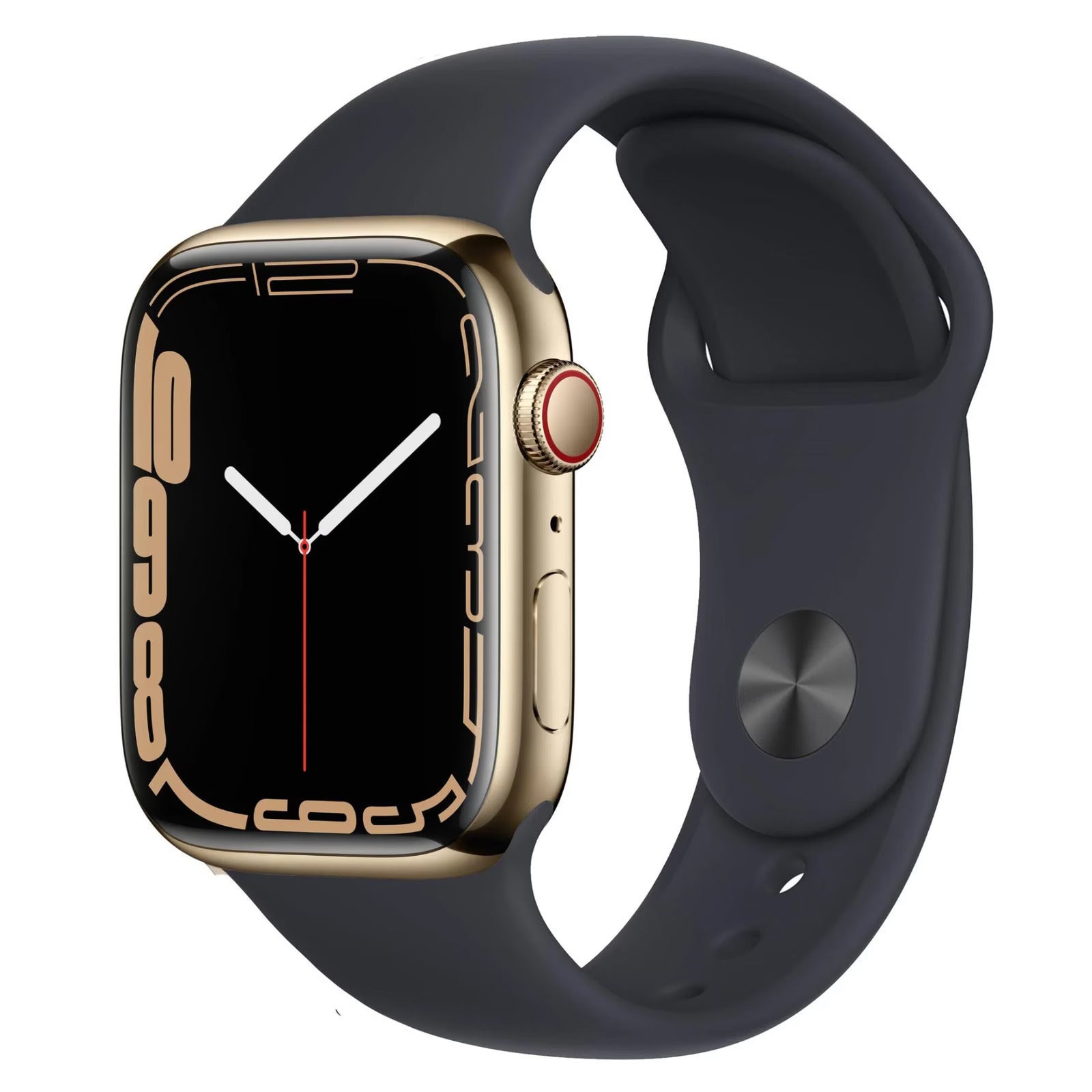 Apple Watch Series 7 GPS + Cellular 41mm - Gold Stainless Steel Case - Pristine - Refurbished