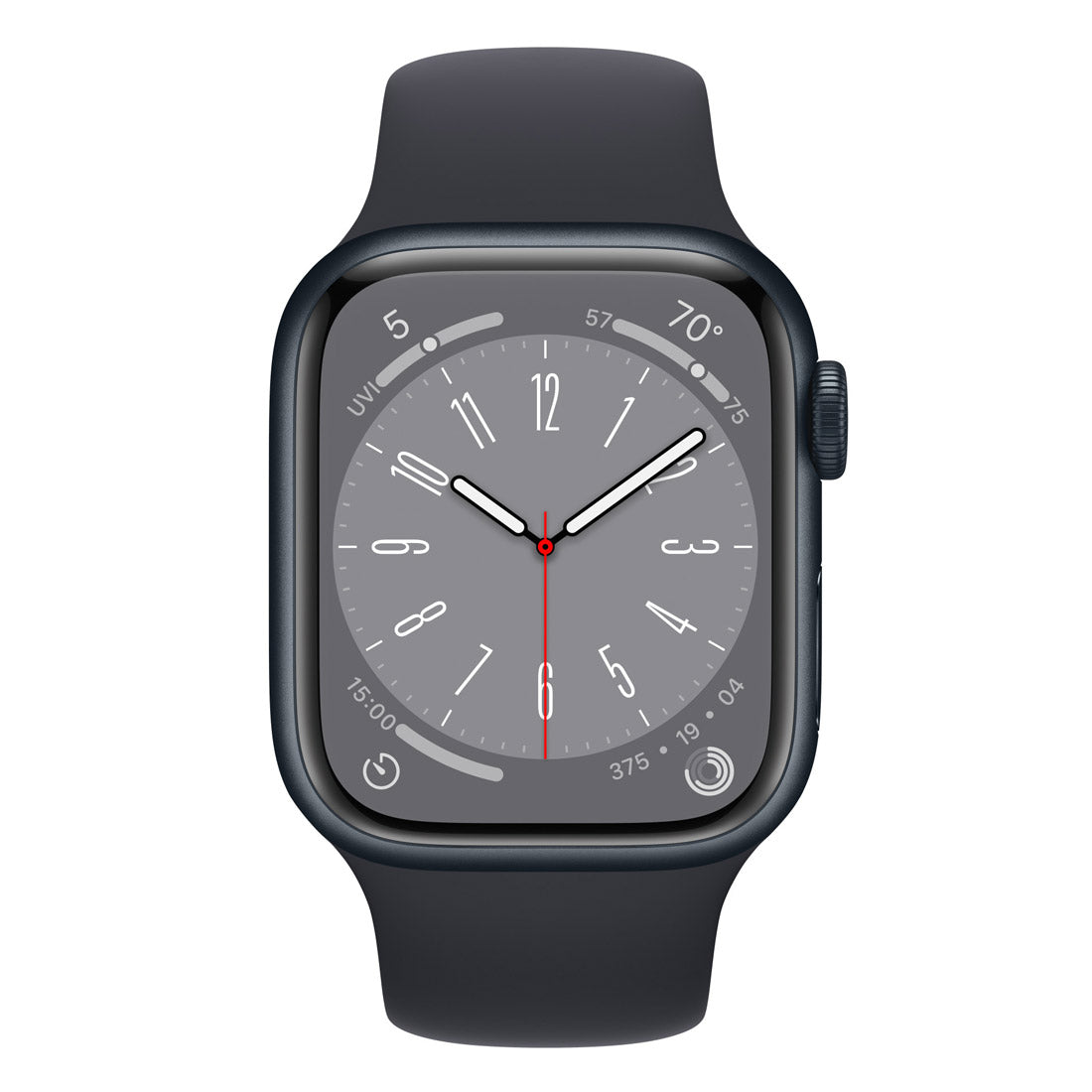 Apple Watch Series 8 GPS + Cellular 45mm Aluminum Case w/ Sport Band Midnight - AU Version