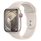 Apple Watch Series 9 41mm GPS + Cellular Starlight Aluminium Case with Starlight Sport Band (S/M) (Opened Never Used) (Copy)