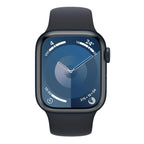 Apple Watch Series 9 45mm GPS Midnight Aluminium Case w/ Midnight Sport Band - Acceptable - Refurbished (AU Version) Apple