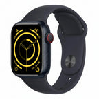 Apple Watch Series 9 45mm Midnight Aluminium Case GPS + Cellular (S/M) 