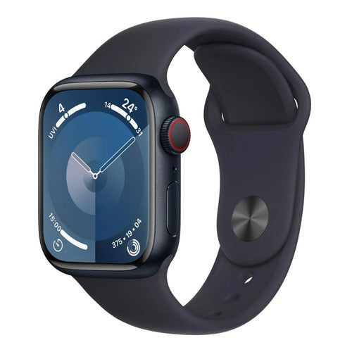 Apple Watch Series 9 45mm Midnight Aluminium Case GPS + Cellular (S/M) 